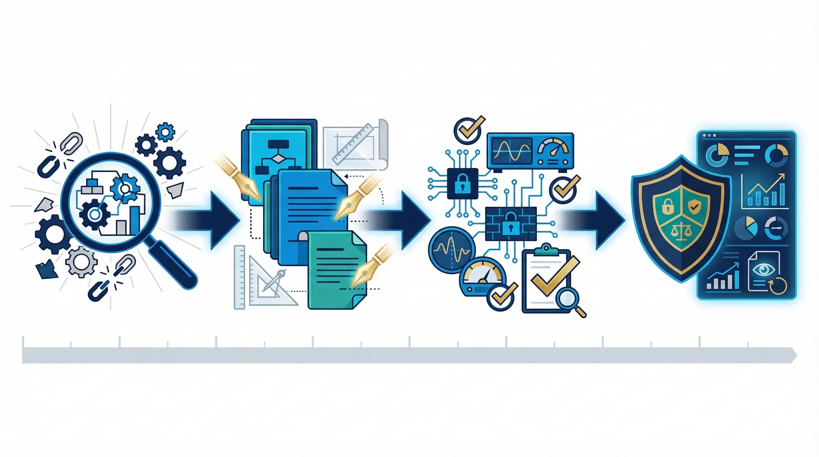 12-month implementation timeline for FS AI RMF in four phases