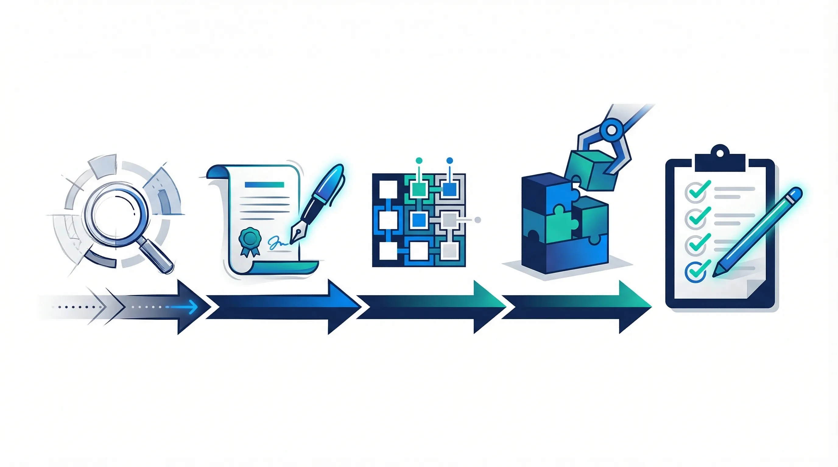 Nine-month implementation timeline from gap analysis through certification audit